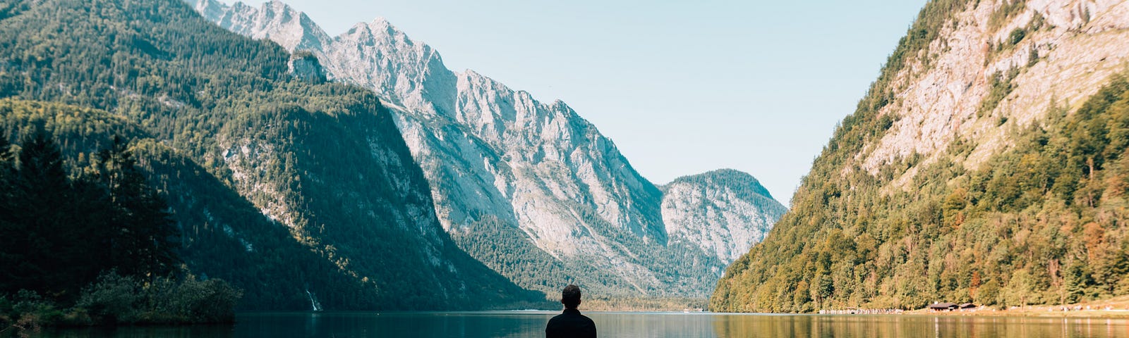 Meditation on a river bank