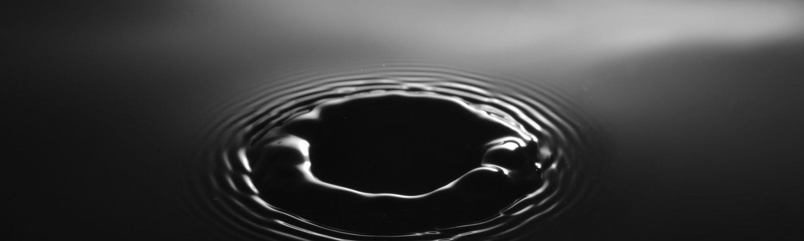 Ripples in a pool of water