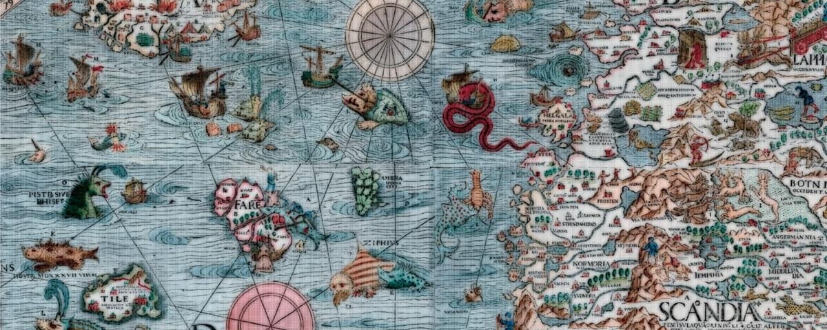 Carta Marina by Olaus Magnus, 1539