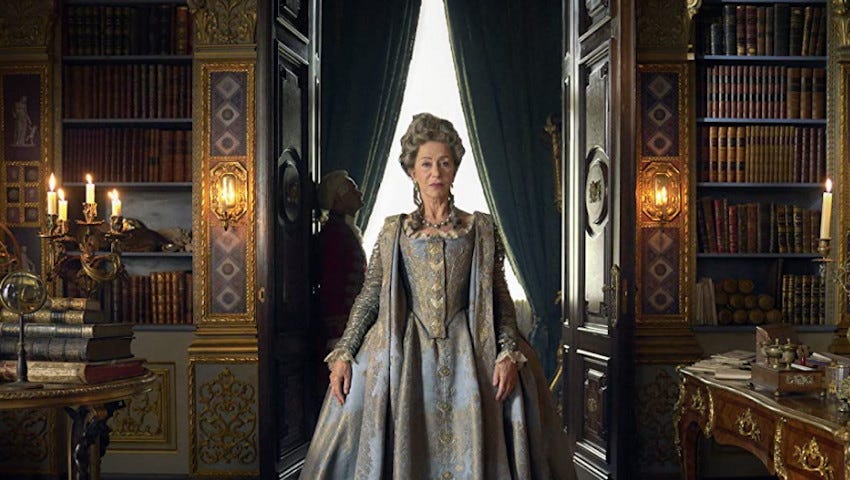 Helen Mirren in Catherine the Great, 2019