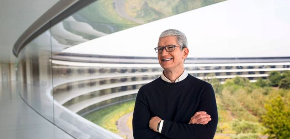 Tim Cook at Apple Park