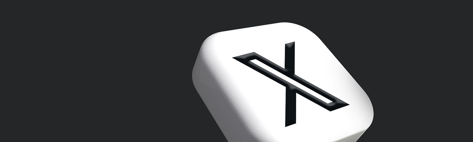 pic shows an icon that displays “X” — the new name for Twitter