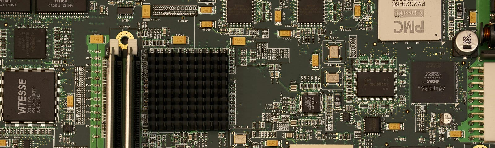 a modern circuit board