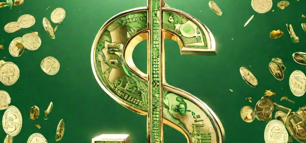 A big shiny dollar sign.