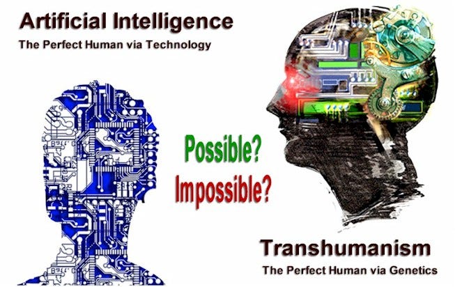 Artificial Intelligence — Transhumanism — The perfect human via technology and genetics. Is this possible or impossible?