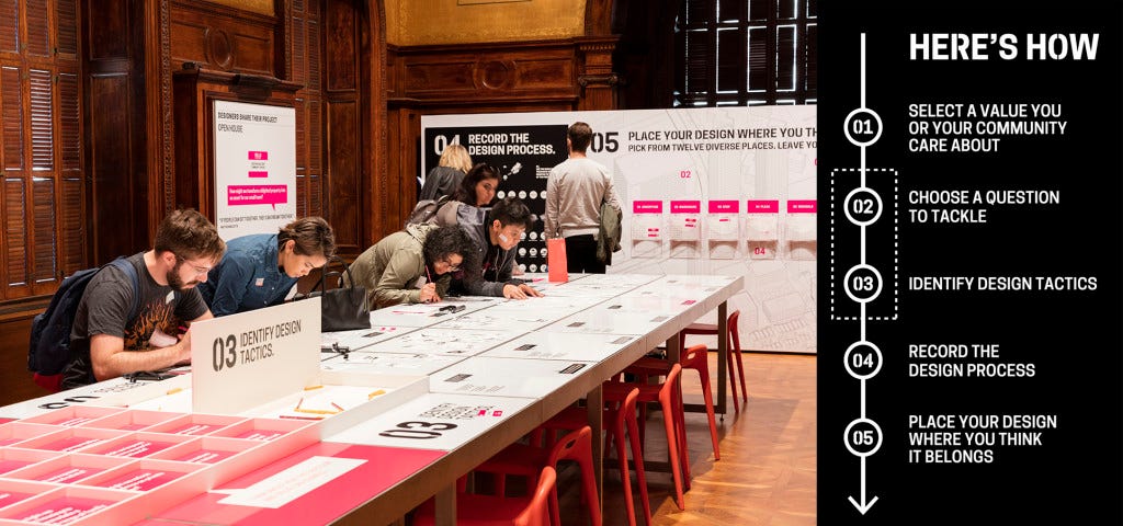 Fig.1. Process Lab: Citizen Designer exhibition and signage, on view at Cooper Hewitt.