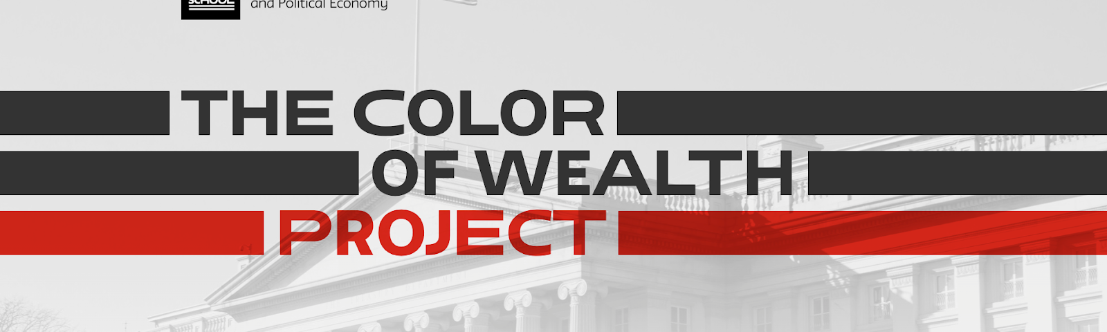 Title page of the Color of Wealth Project by the New School