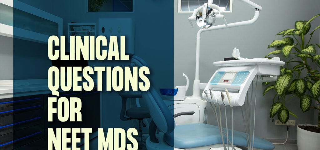 neet mds clinical mcqs