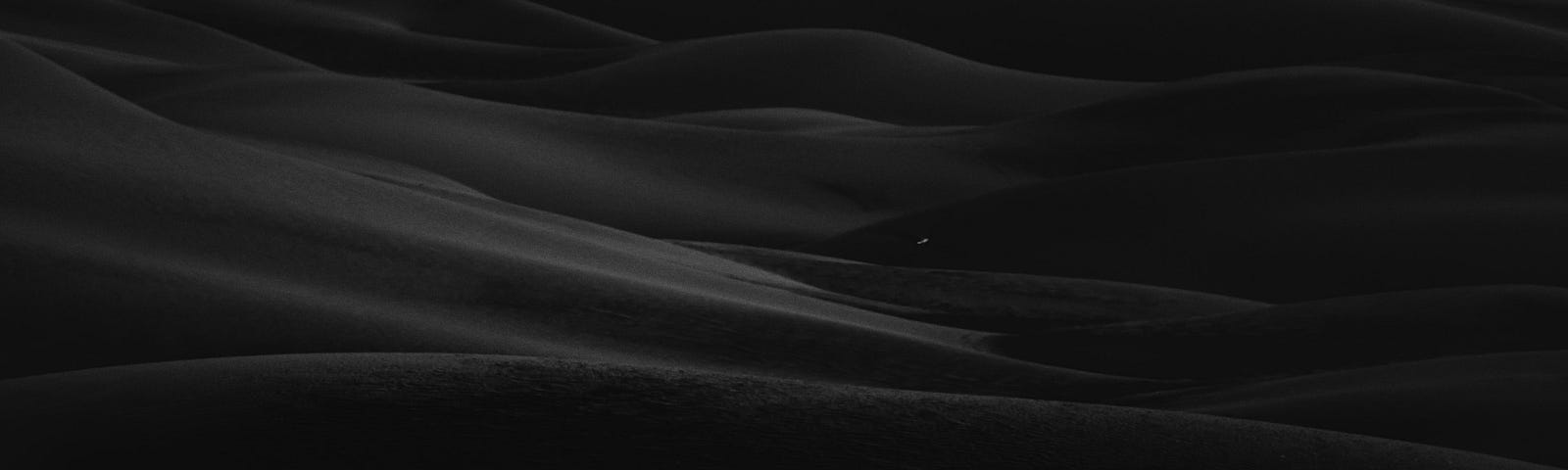 A dark desert. A strange place by Joy Nibbs
