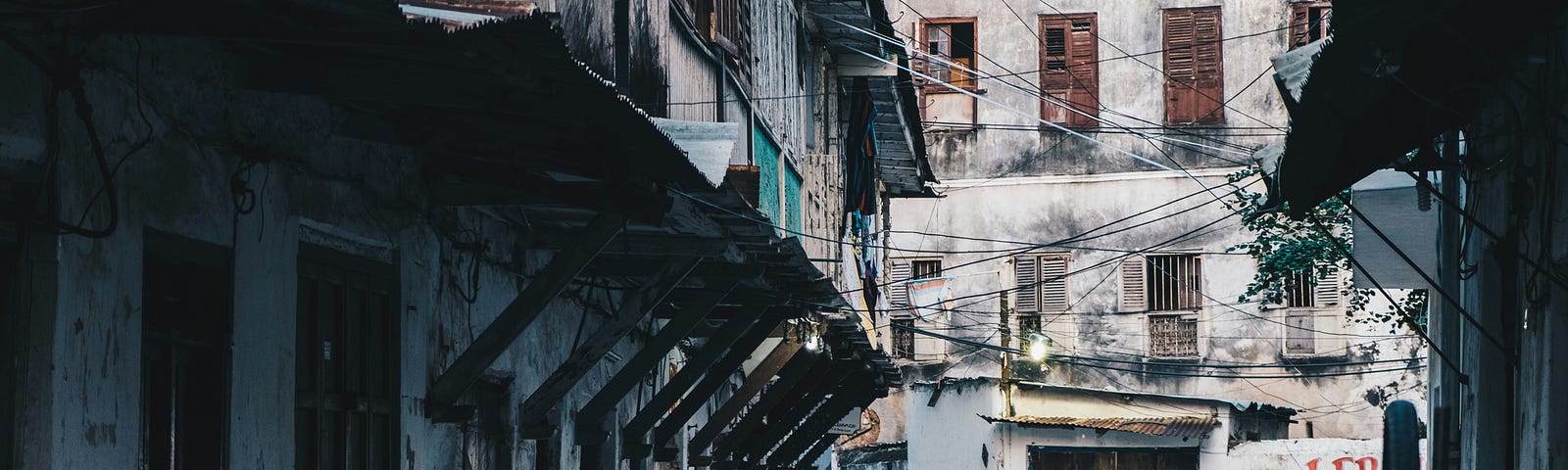 A narrow alley in Stone Town.