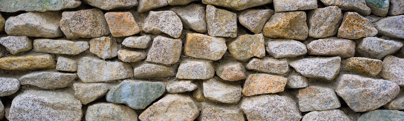 a wall made of field stone