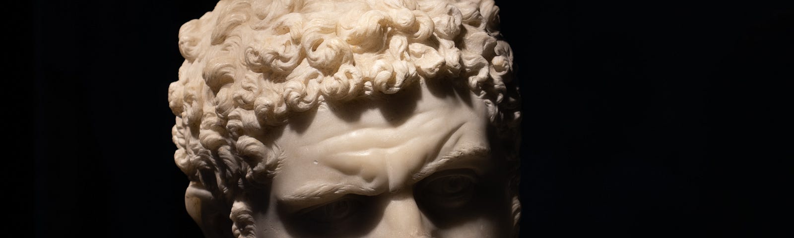 Bust of an ancient Greek Stoic