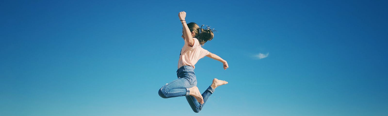 girl flying