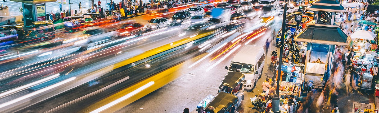 Image of the bustling streets of Bangkok