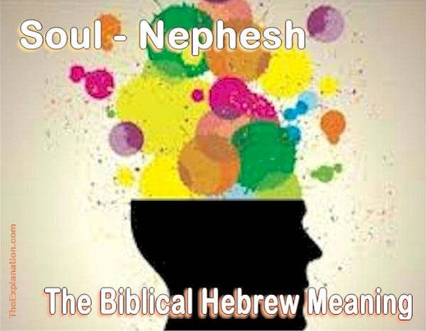 Soul, the translation of Nephesh in Genesis 2:7. Here’s the Biblical Hebrew meaning.