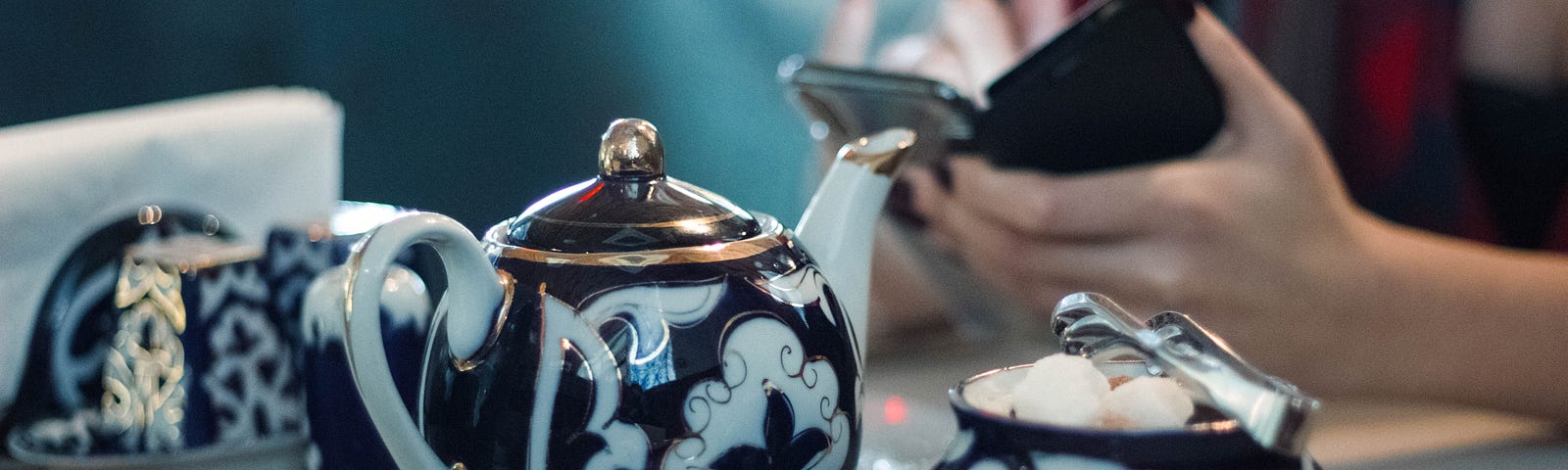 photo of a tea service