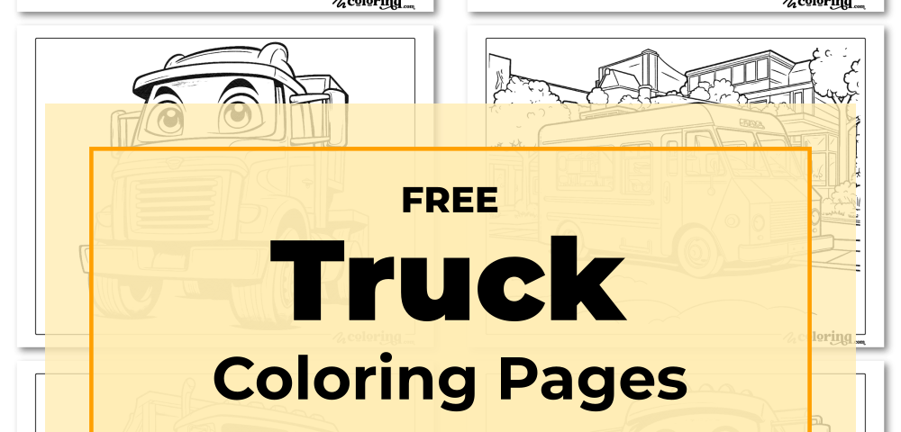 Download all <strong>Truck Coloring Pages</strong>