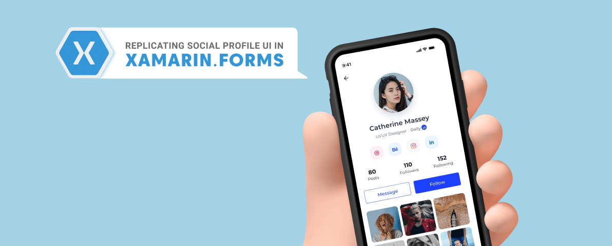 Replicating a Social Profile UI in Xamarin.Forms