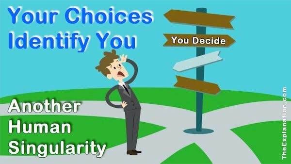Your choices tell a lot about you. In fact, your choices determine your identity.