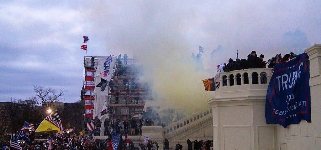 Tear gas at the Capitol