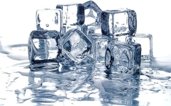 Clear ice