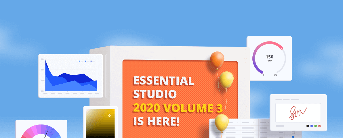 Syncfusion Essential Studio 2020 Volume 3 Is Here!