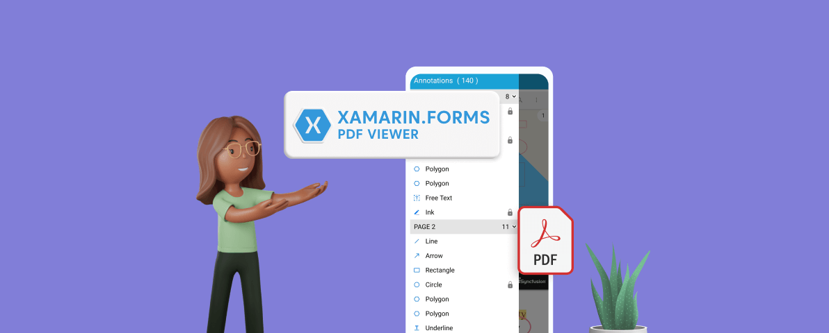 Easily Lock and Unlock Annotations Using Xamarin.Forms PDF Viewer