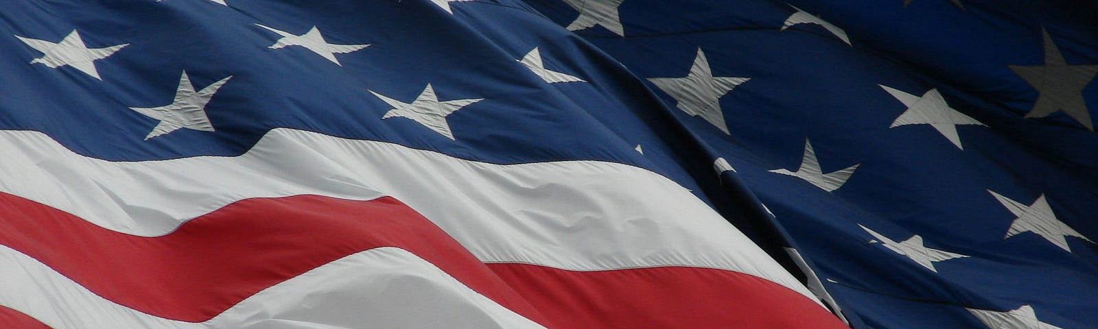 American Flag waving