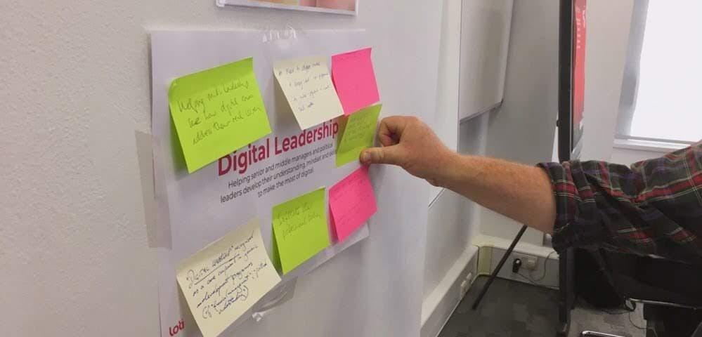 A workshop attendee suggesting how LOTI might enable Digital Leadership across member boroughs in Year 1.