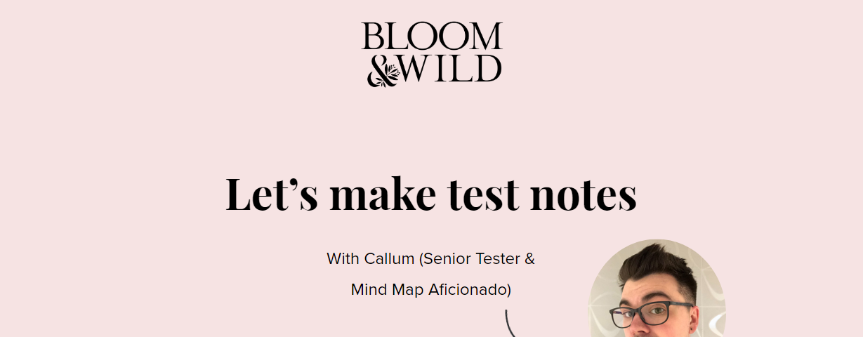 Title card showing “Let’s make test notes with Callum Akehurst-Ryan”.