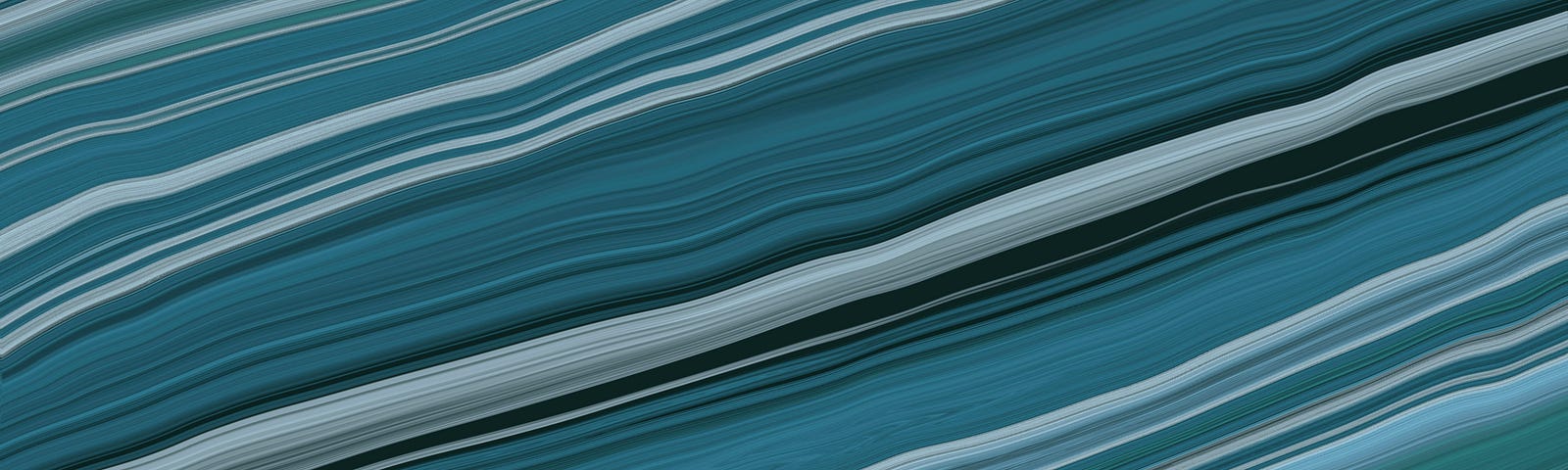 Blue streaks across a screen. Static which has interrupted the person speaking right before the silence.