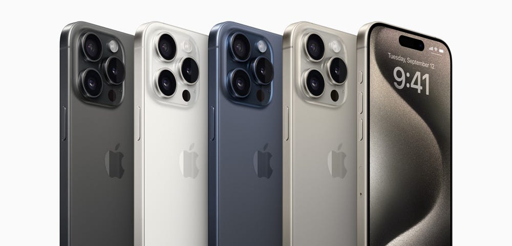 iPhone 15 lineup