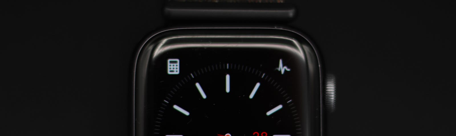 Apple Watch in dark