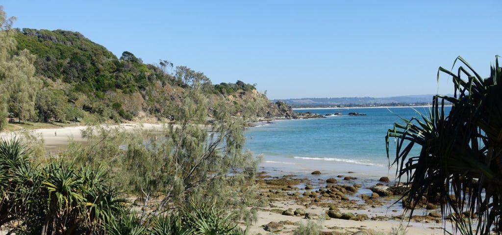 Beach views at Byron Bay, Australia