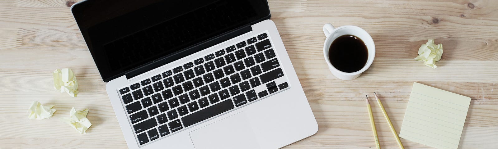 laptop on desk