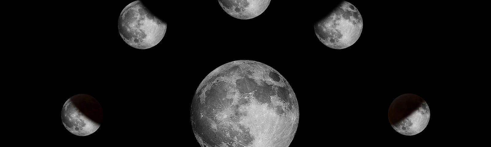 Photo of the moon phases