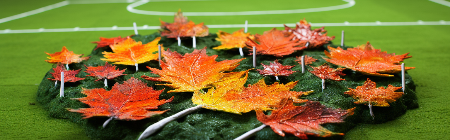 Midjourney generated image of maple-flavored astroturf