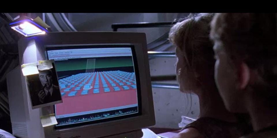 The unix system scene from Jurassic Park