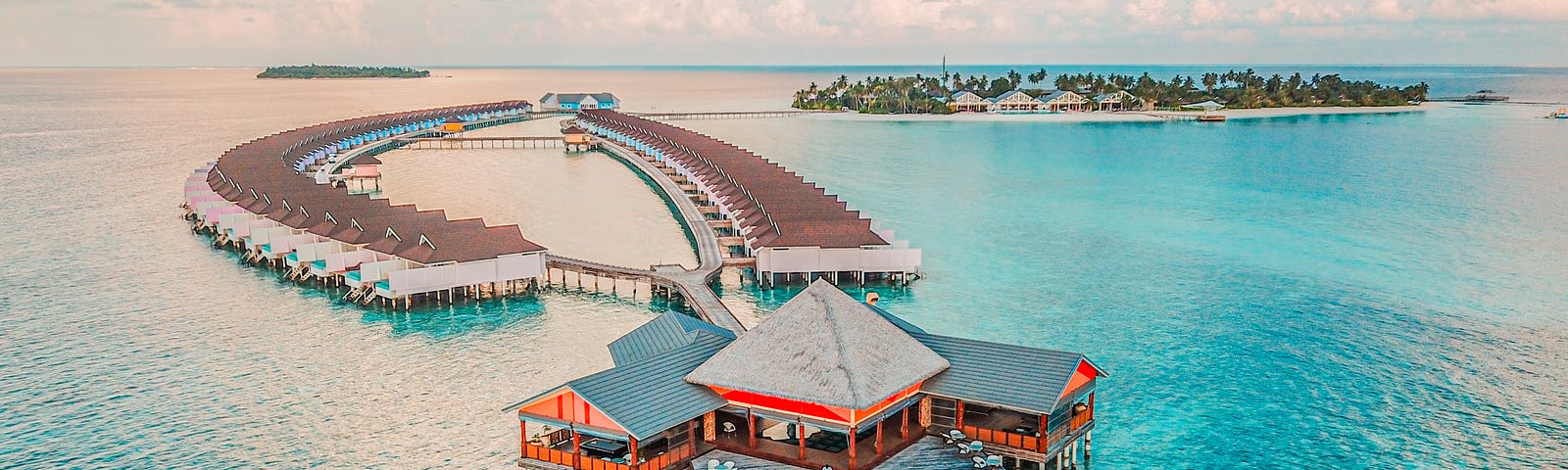 A Maldives resort