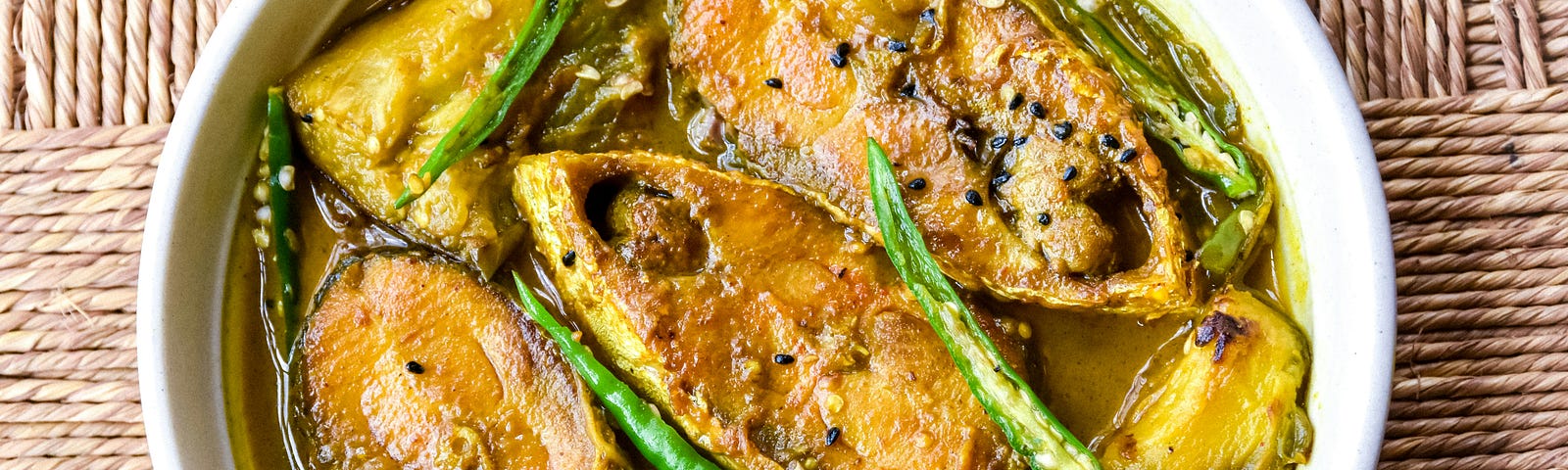 A blow of fish curry