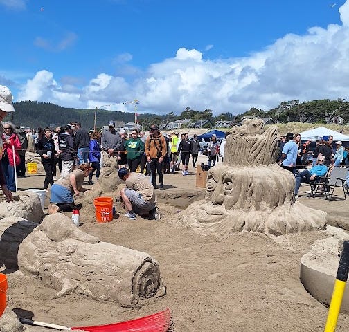 Image by Gabriella Cannon Beach Jun 15th, 2024 Sand Castle Day