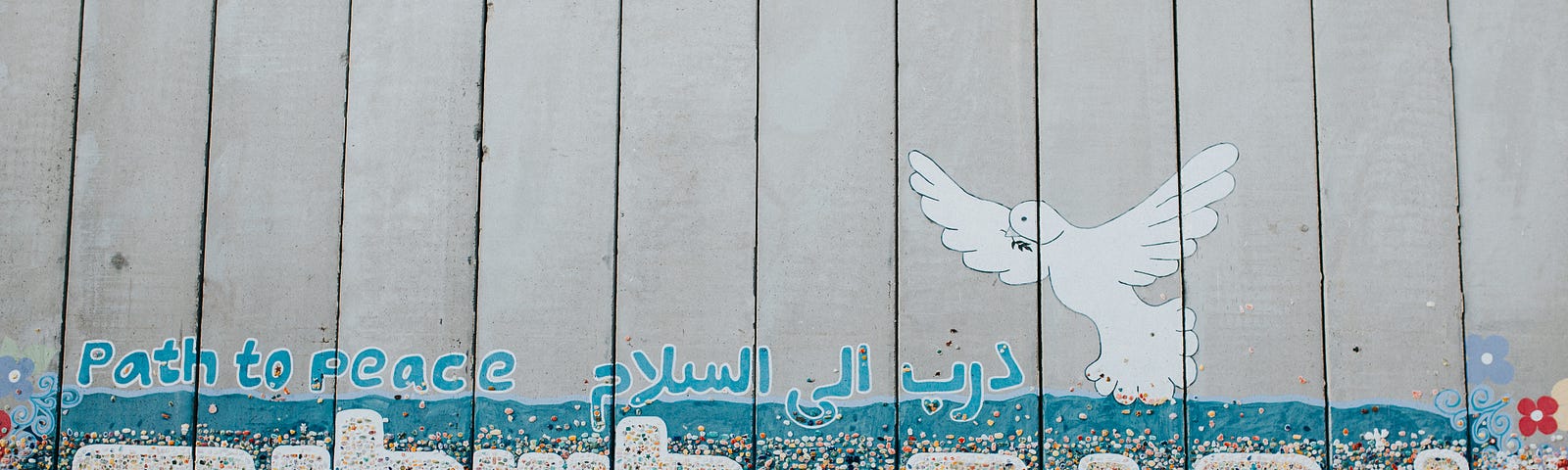 Image of a peace mural on the border between Israel and Gaza Strip | Photo by Cole Keister on Unsplash
