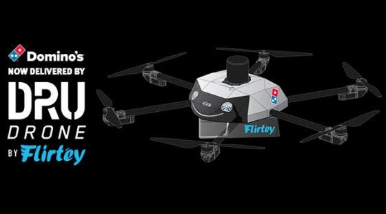 Domino’s Pizza ya hace entregas a domicilio usando drones