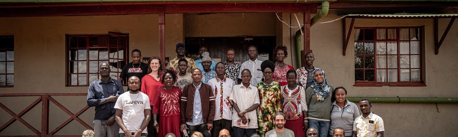 Turkana community members together with researchers and staff from Variant Bio, Princeton University, the Turkana Basin Institute, and the Mpala Research Centre in Kenya