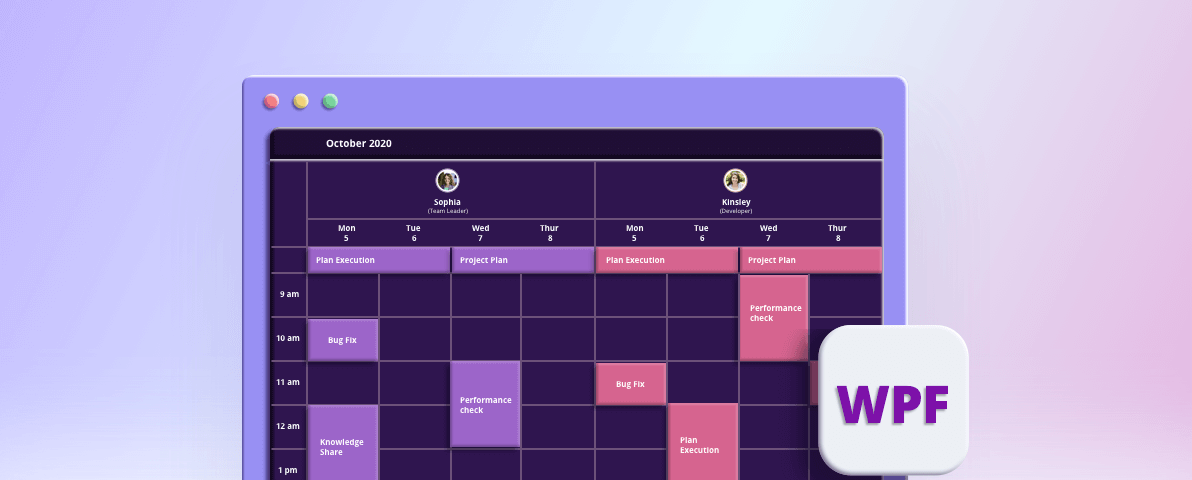 Easily Allocate Resources with the Resource View in WPF Scheduler