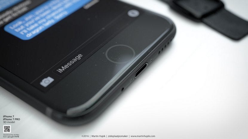 iPhone 7 botón de inicio