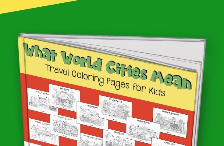 I would like to share Travel Coloring Pages for Kids that hopefully will help people to gain knowledge about places around the world.