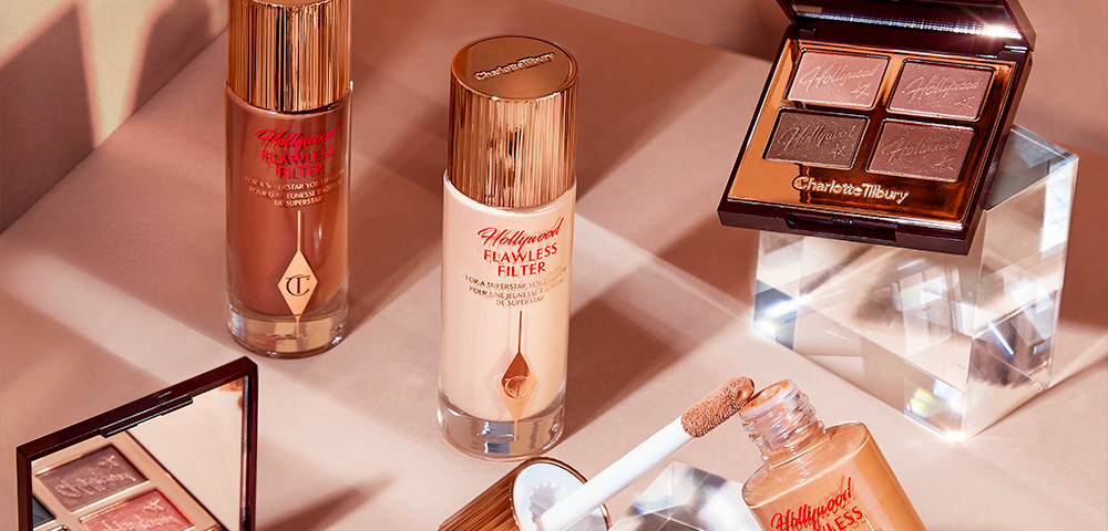 Charlotte Tilbury products pictured by Destino