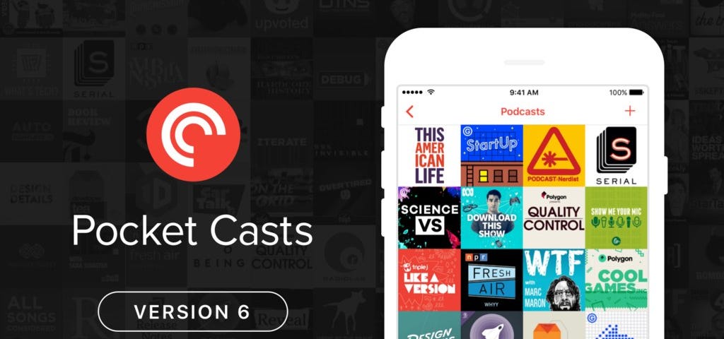 Pocket Casts 6 banner