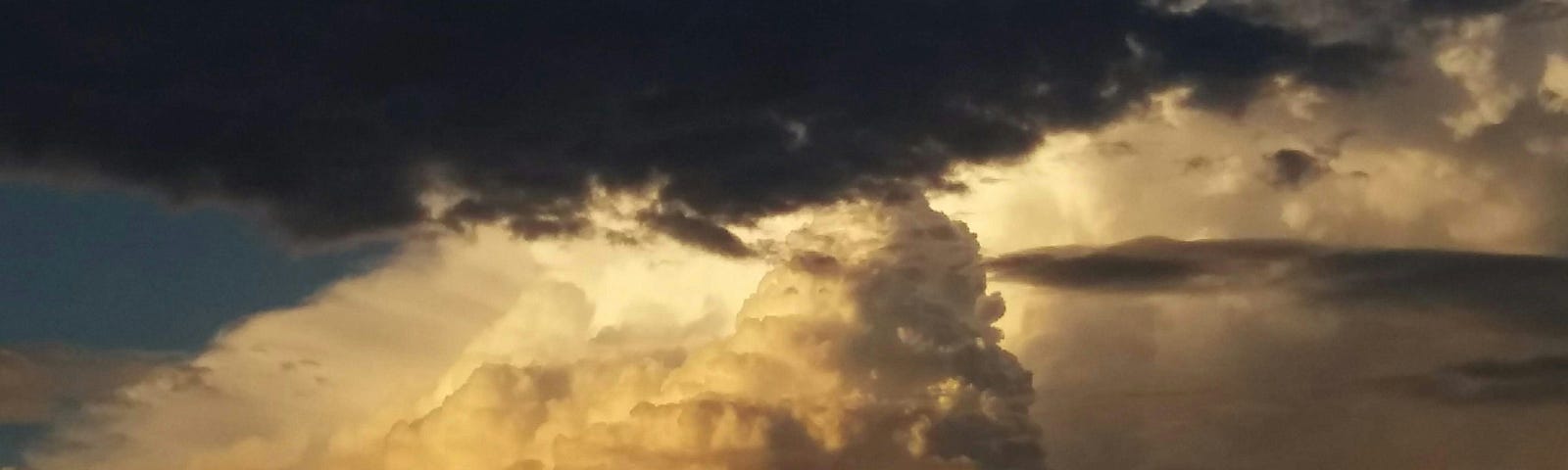 Storm clouds gathering.